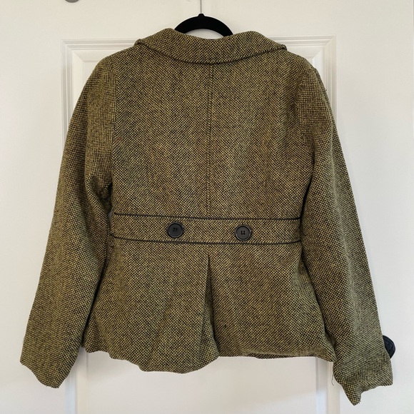 Houndstooth Pea Coat - Picture 2 of 4